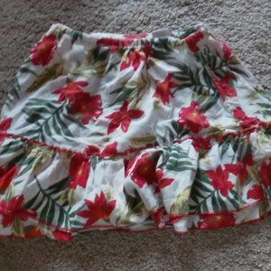 Hawaiian inspired ruffled skirt (girls)